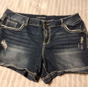 Maurice's brand Jean shorts